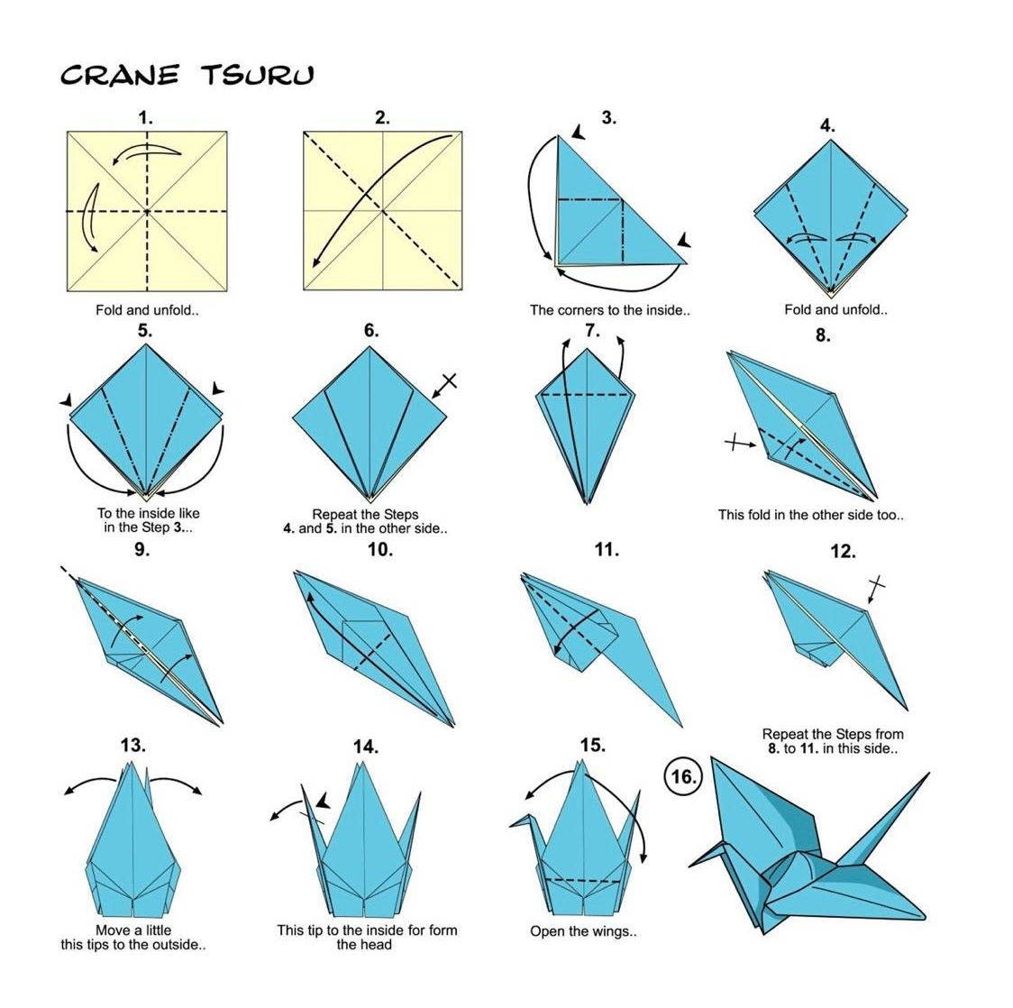 paper crane instructions