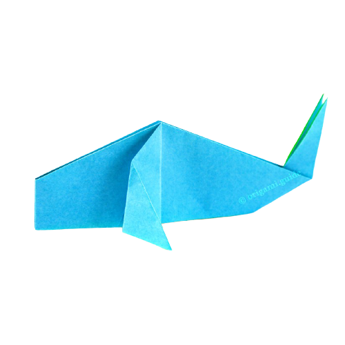 origami whale