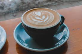 A picture of a flat white coffee