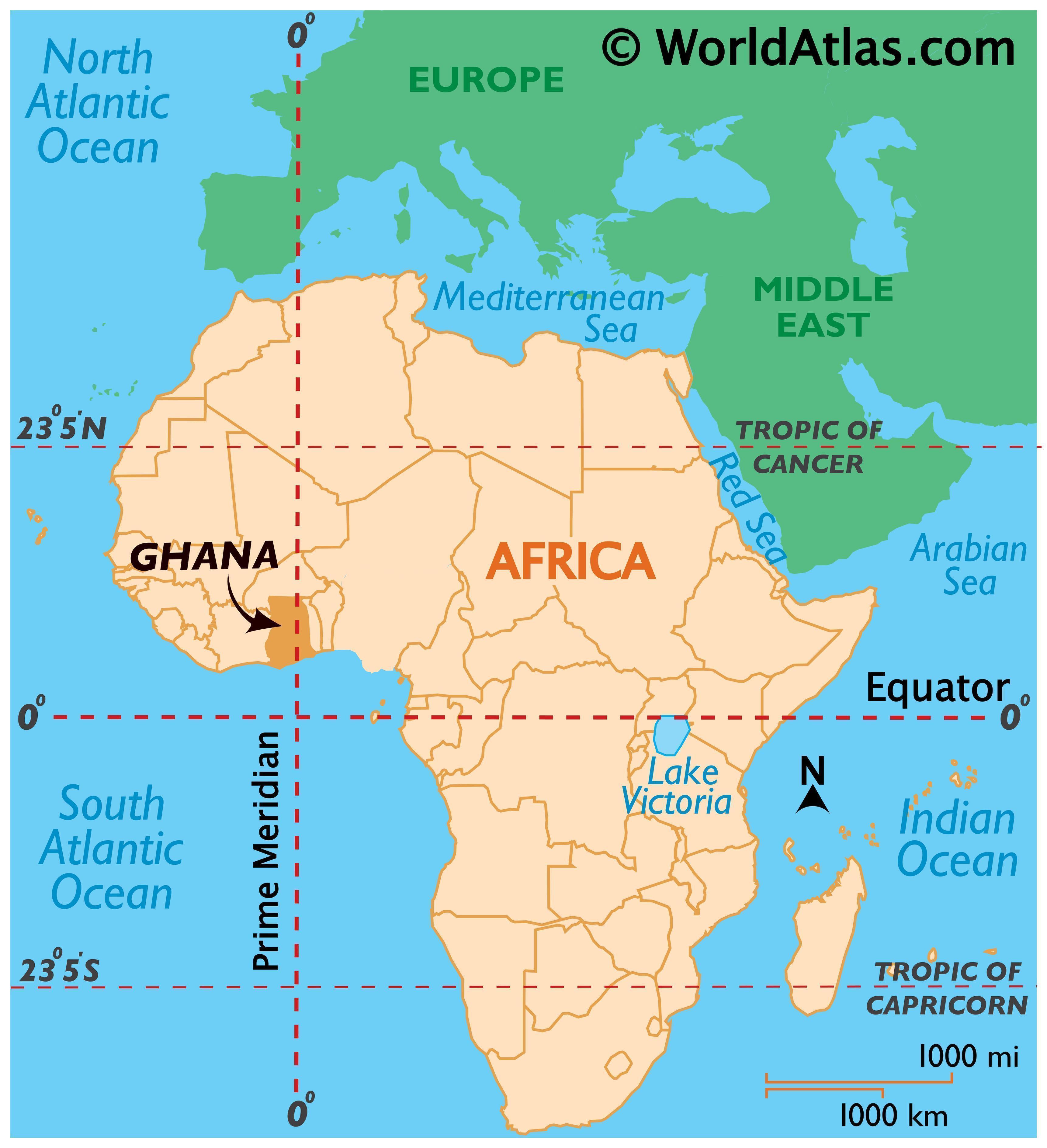 Ghana Location