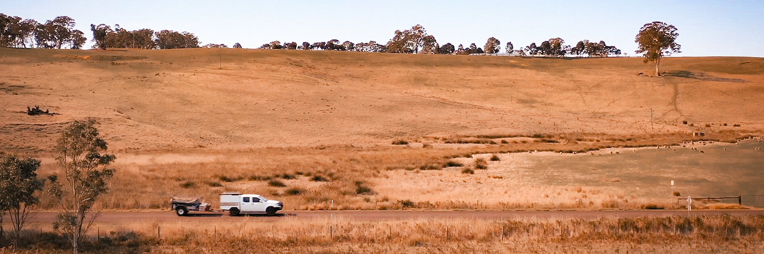 car driving in the wimmera