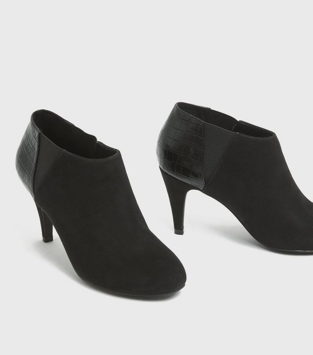 black-suedette-faux-croc-panel-stiletto-heel-shoe-boots