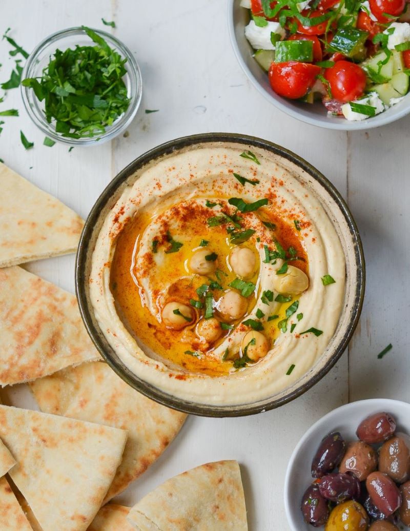 Delicious Hummus in a bowl
