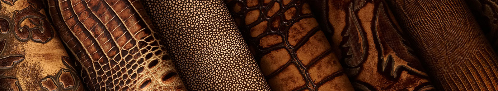 different leather hides