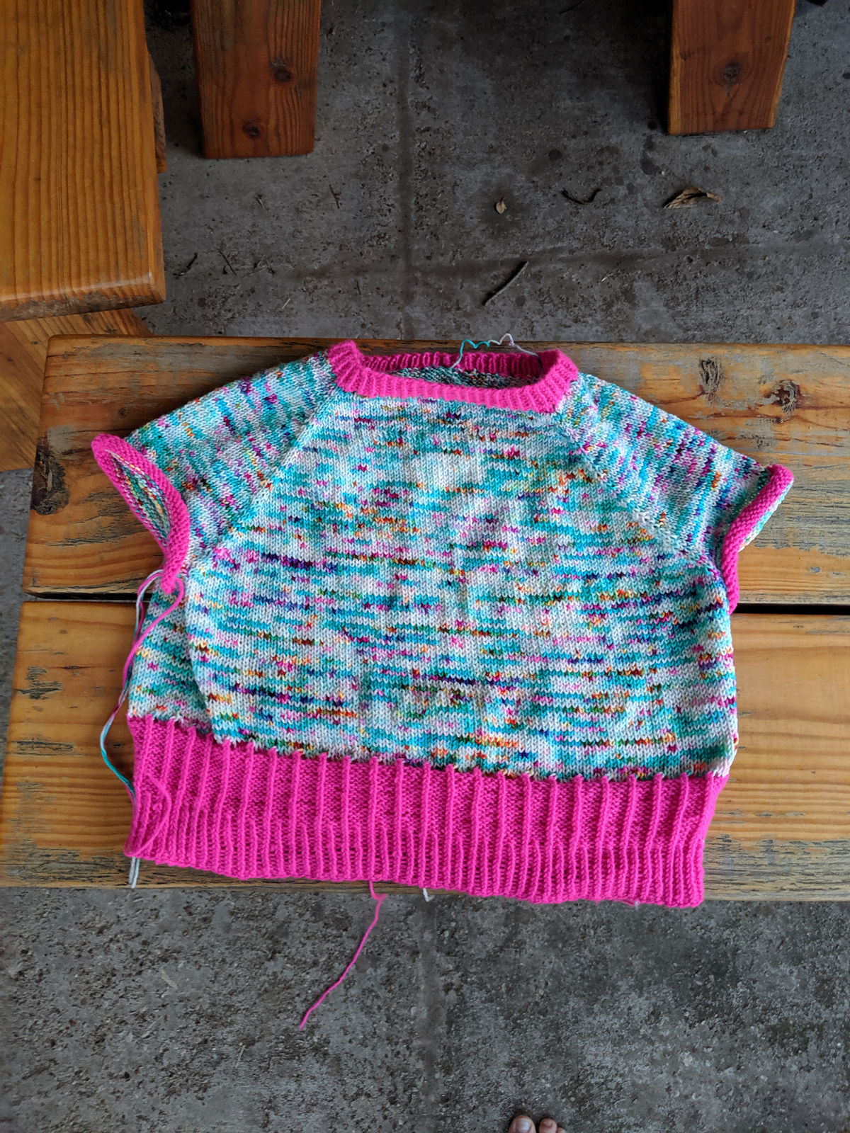 hand-knit sweater