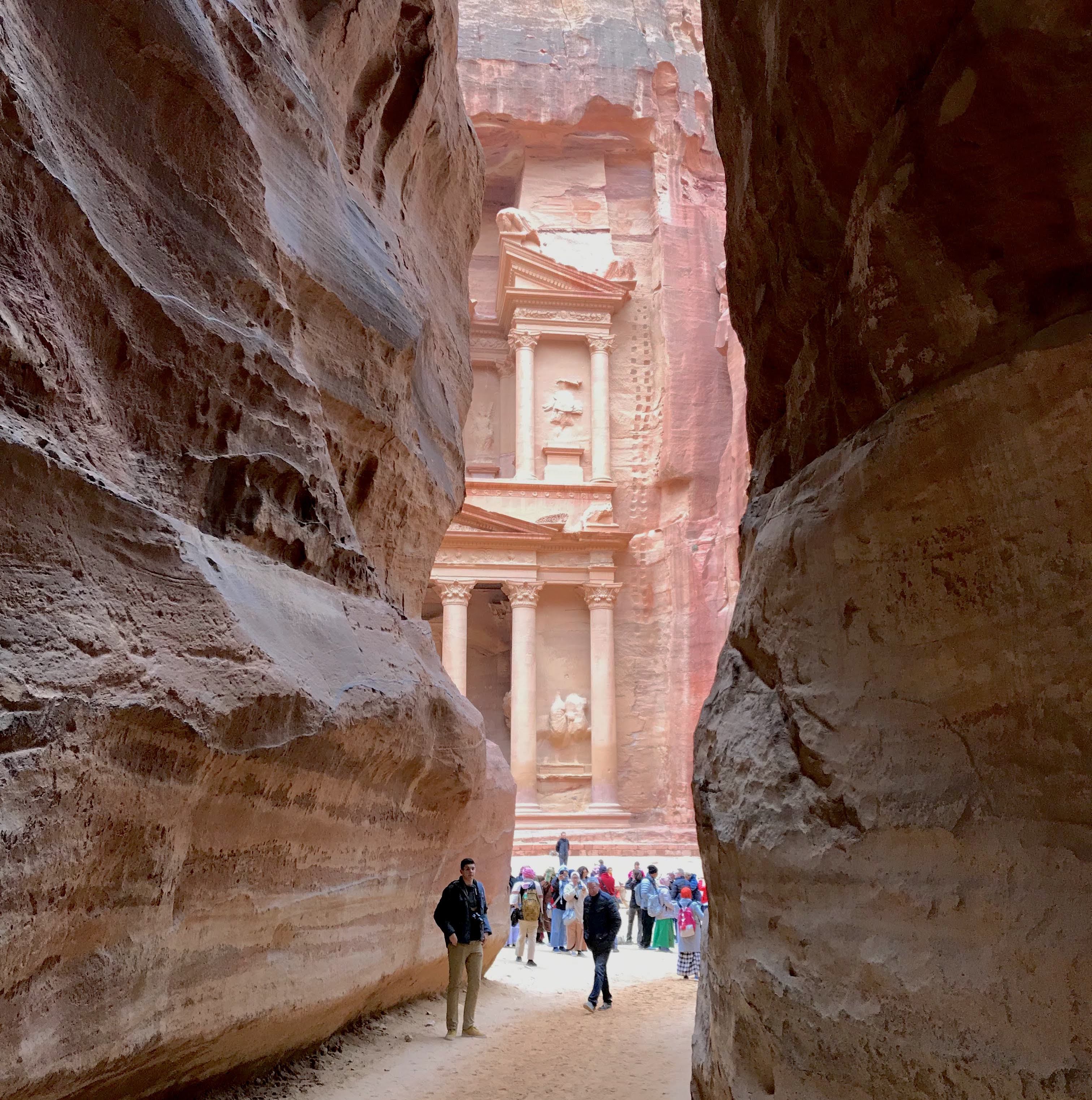 Glimpse of Petra monument