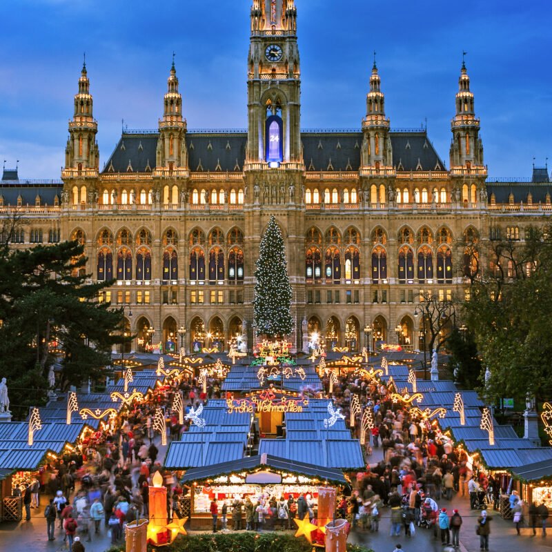 Christmas market Vienna City Hall