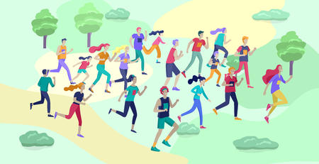 woman running on a track