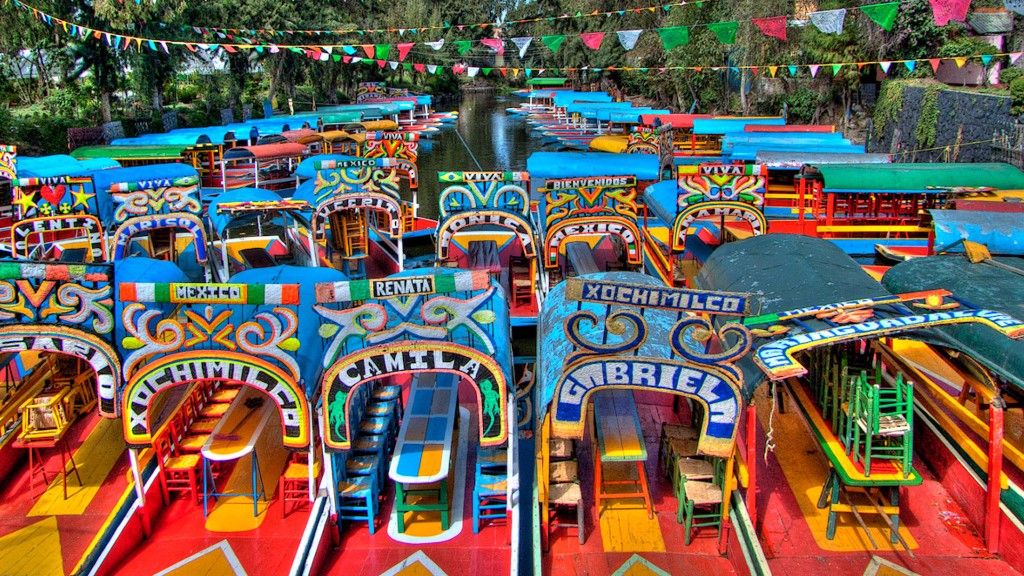 Xochimilco trajineras