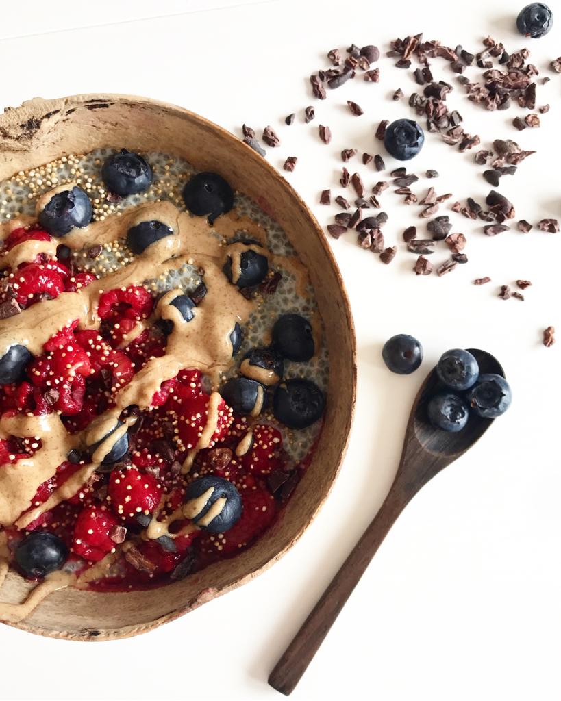 Breakfast Bowl: Berry Almond Chocolate Ride