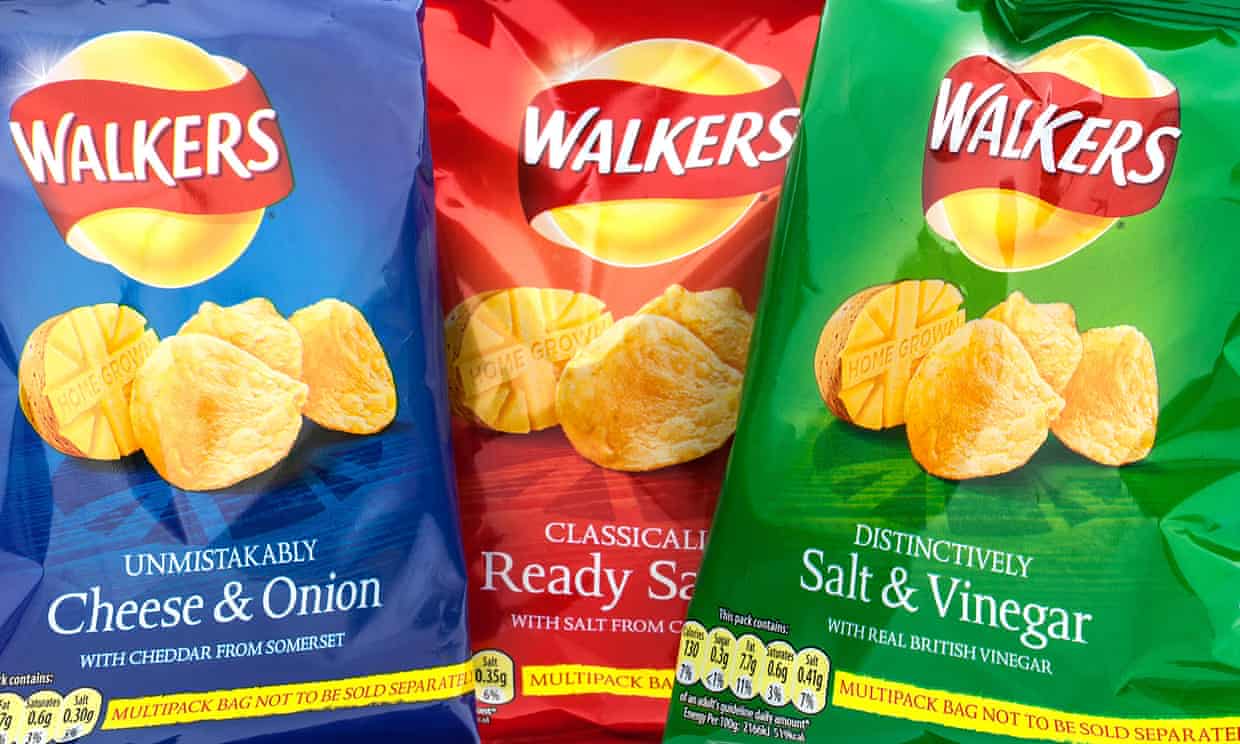 variety of crisps
