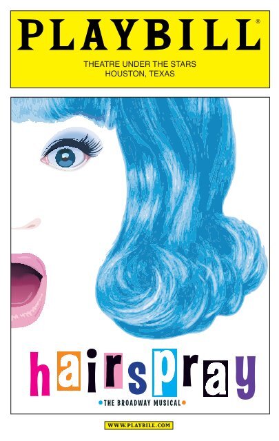 Playbill of the Broadway musical Hairspray
