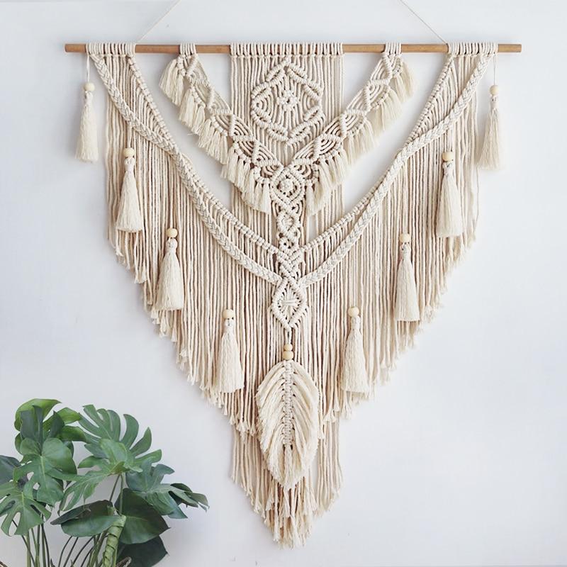 Macramé bedhead