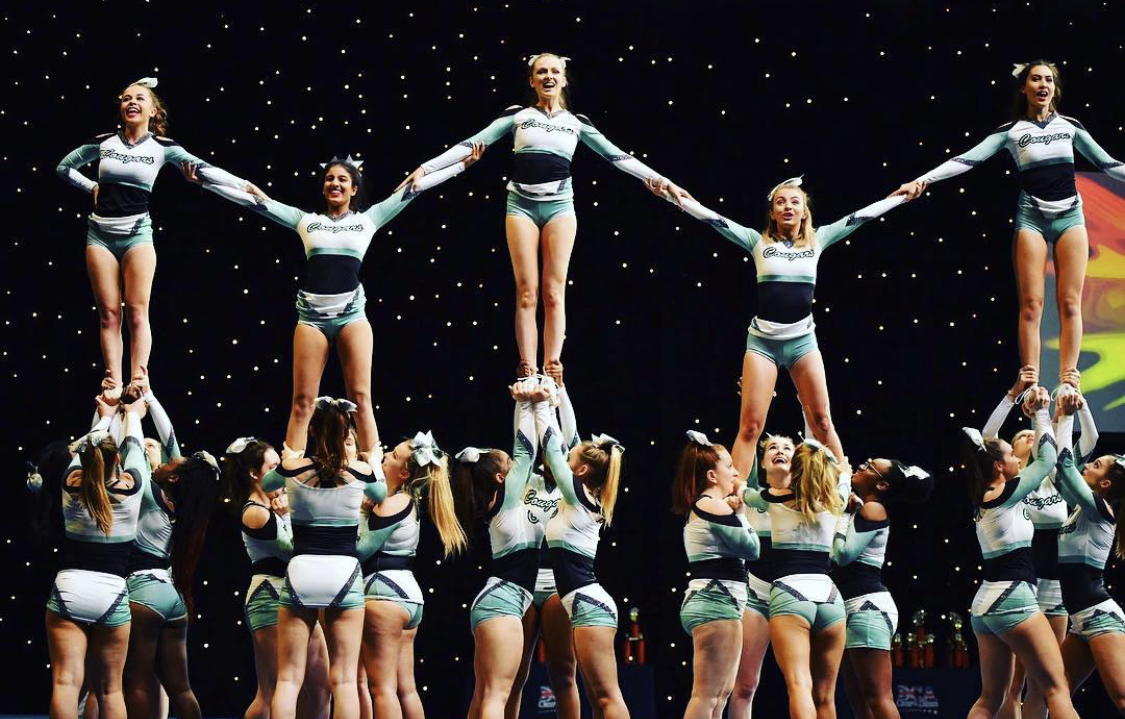 Cheerleading team