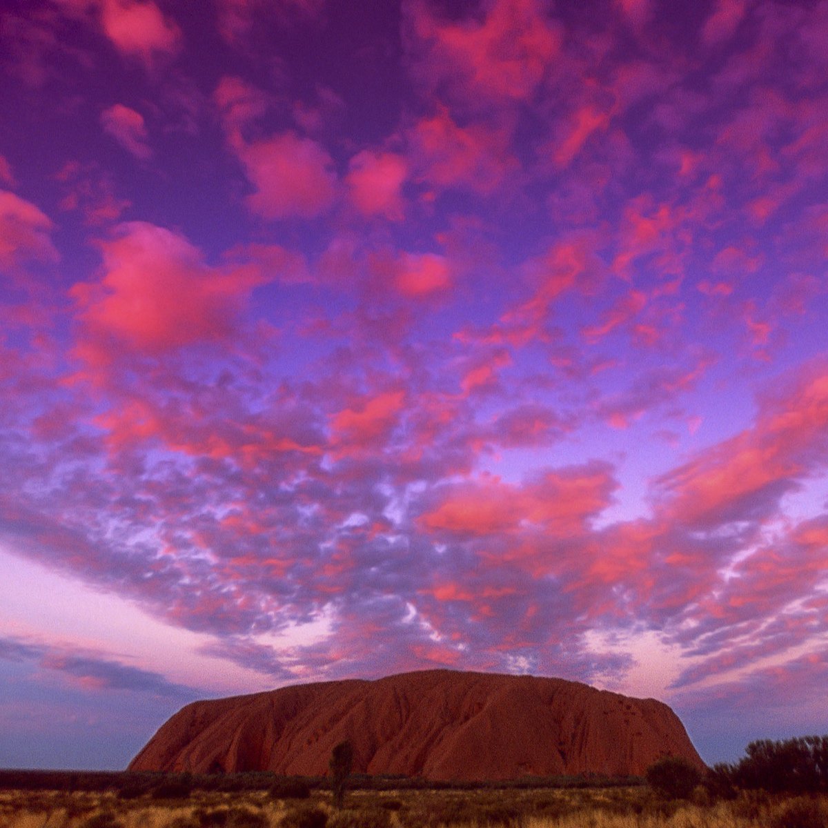 Uluru at sunset