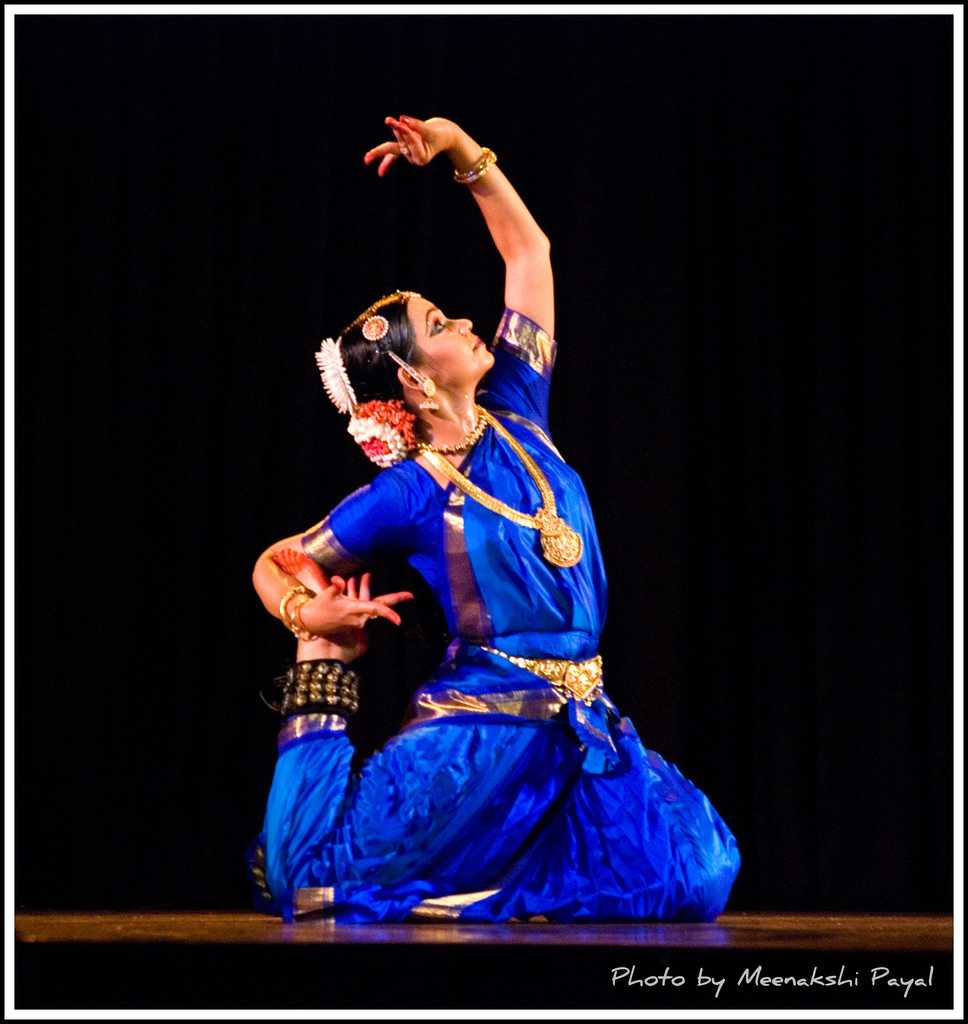 Bharatnatyam pose by a dancer