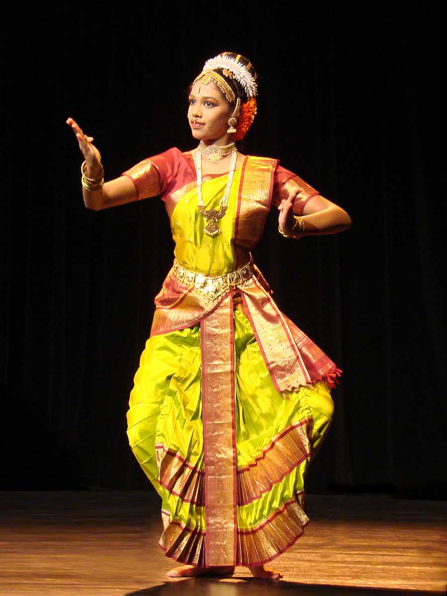 Kuchipudi dance pose by dancers