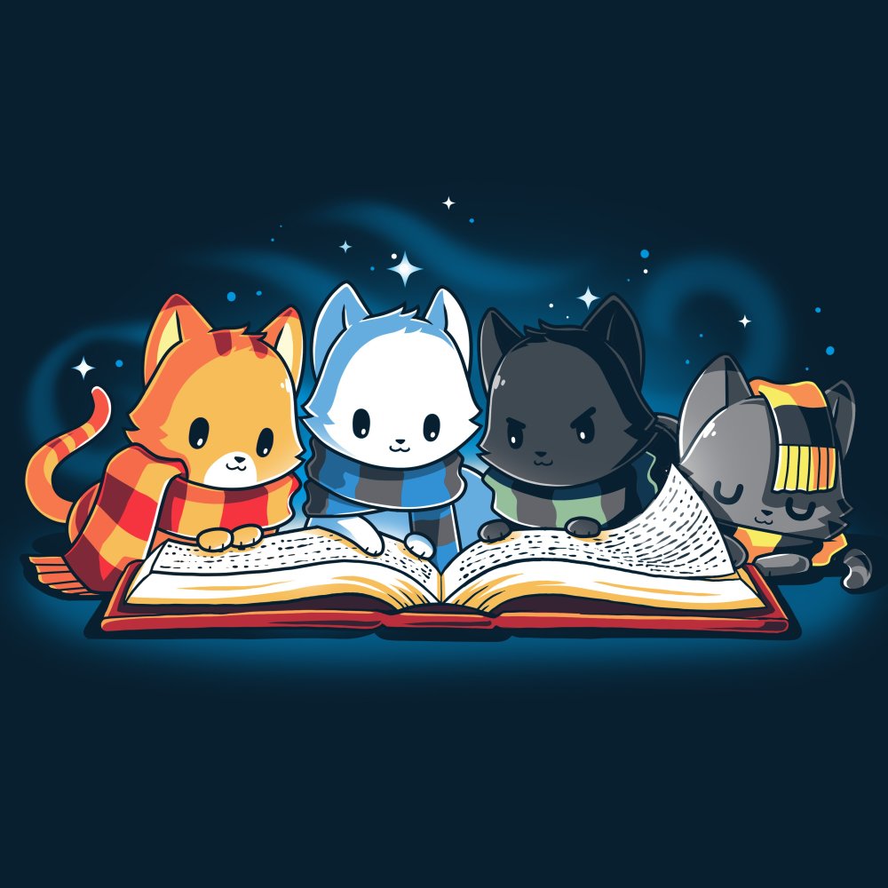 Cats reading