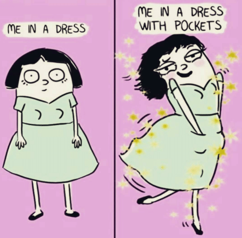 Comic - dresses with pockets
