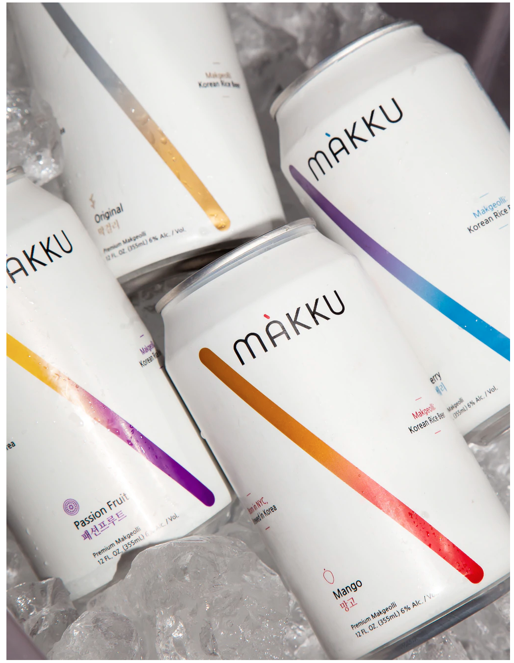 Makku makgeolli cans