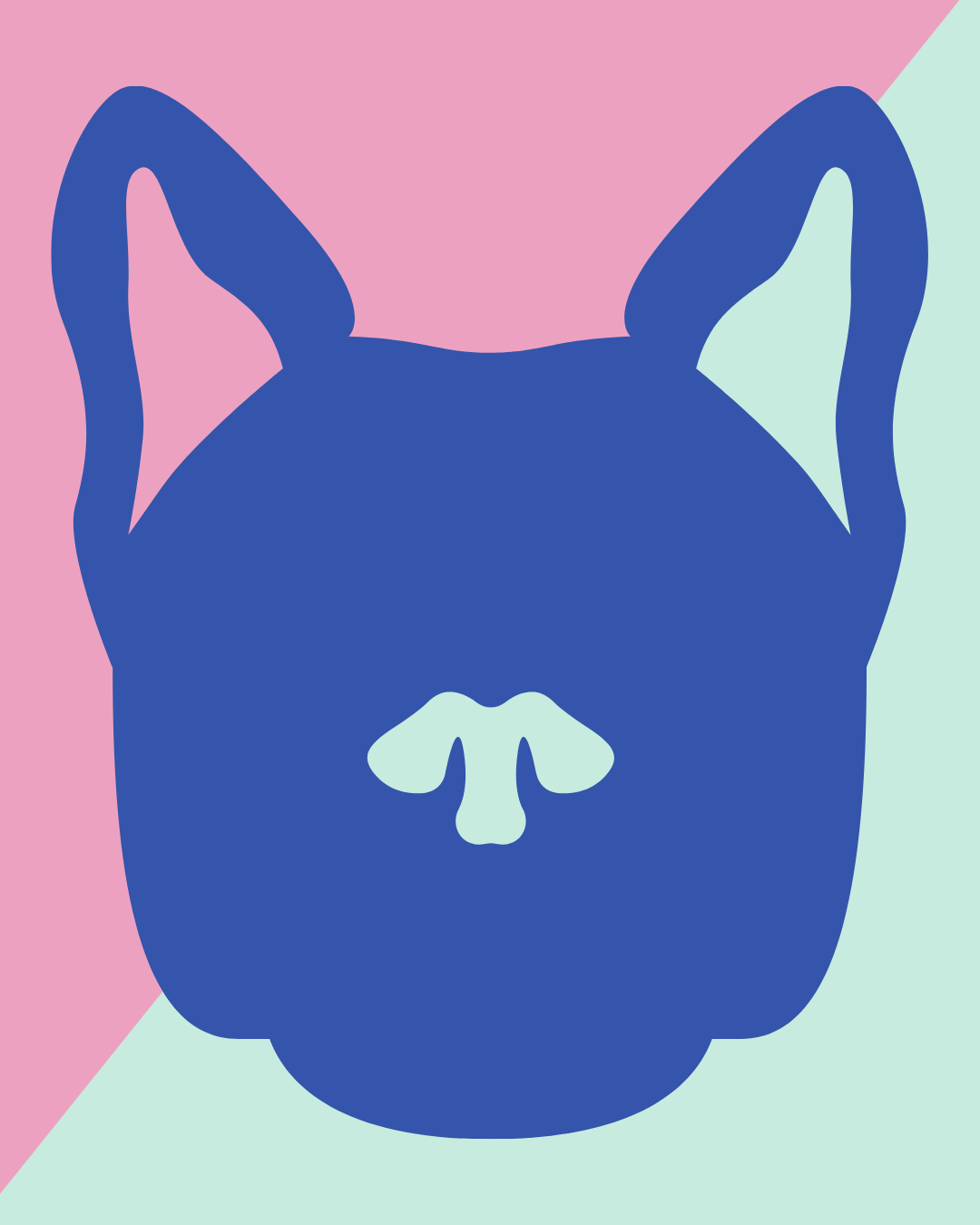 French Bulldog Logo