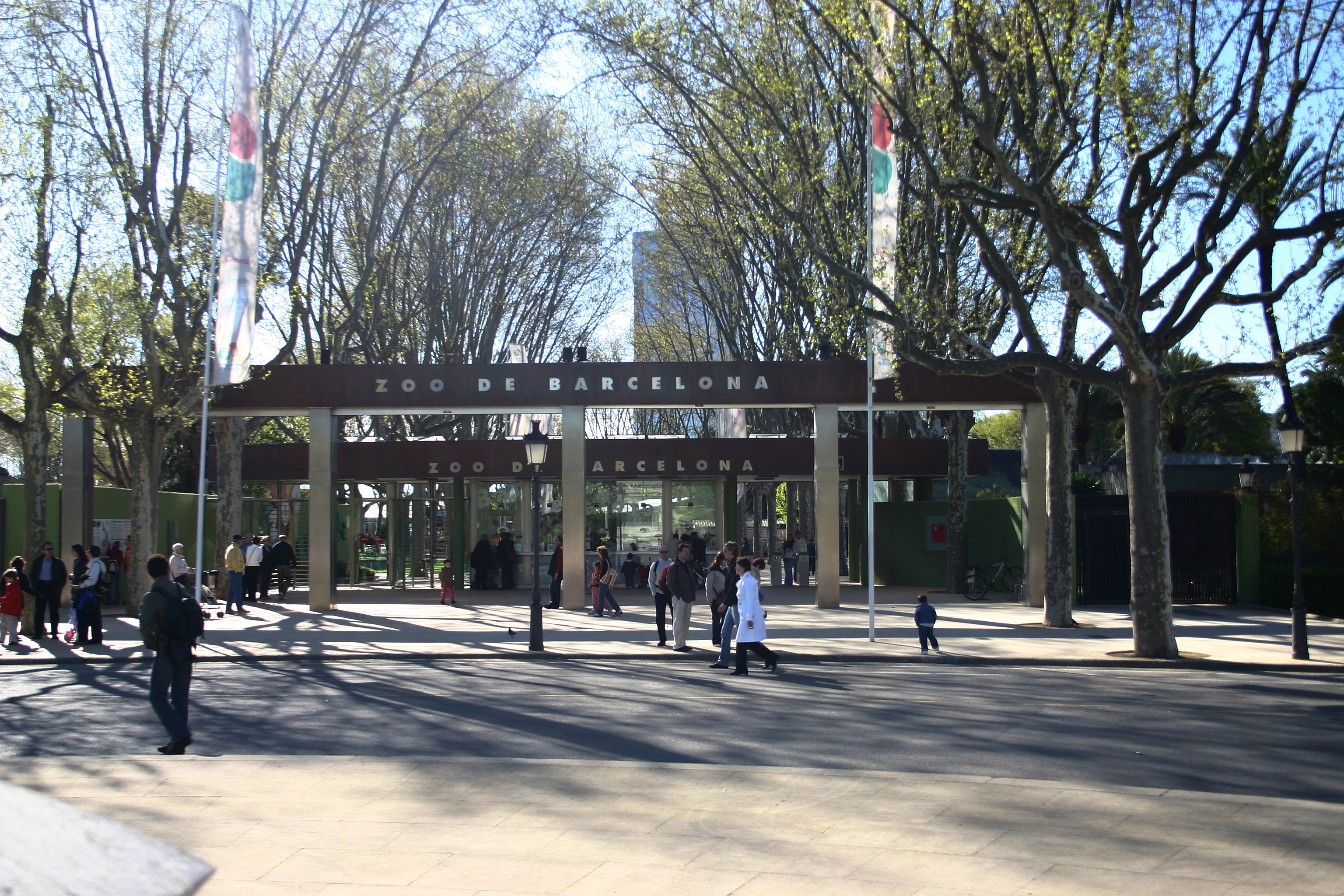 Entrance to Barcelona Zoo