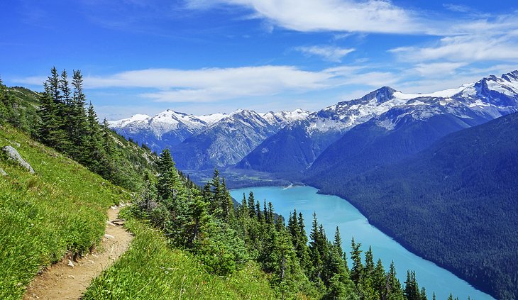 Hiking trail in BC