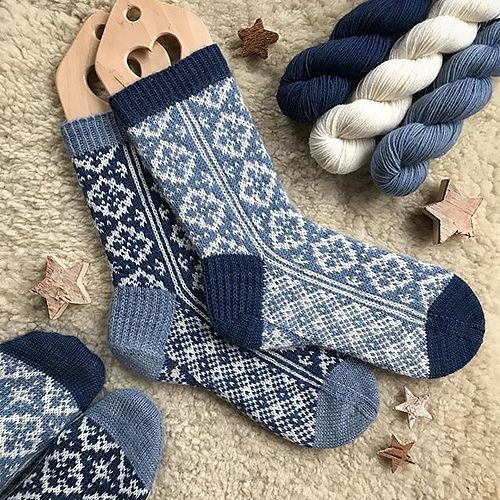 knitted socks