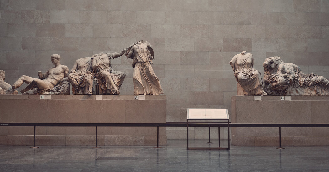 The Parthenon Marbles at the British Museum in 2020. - Tom Jamieson for The New York Times