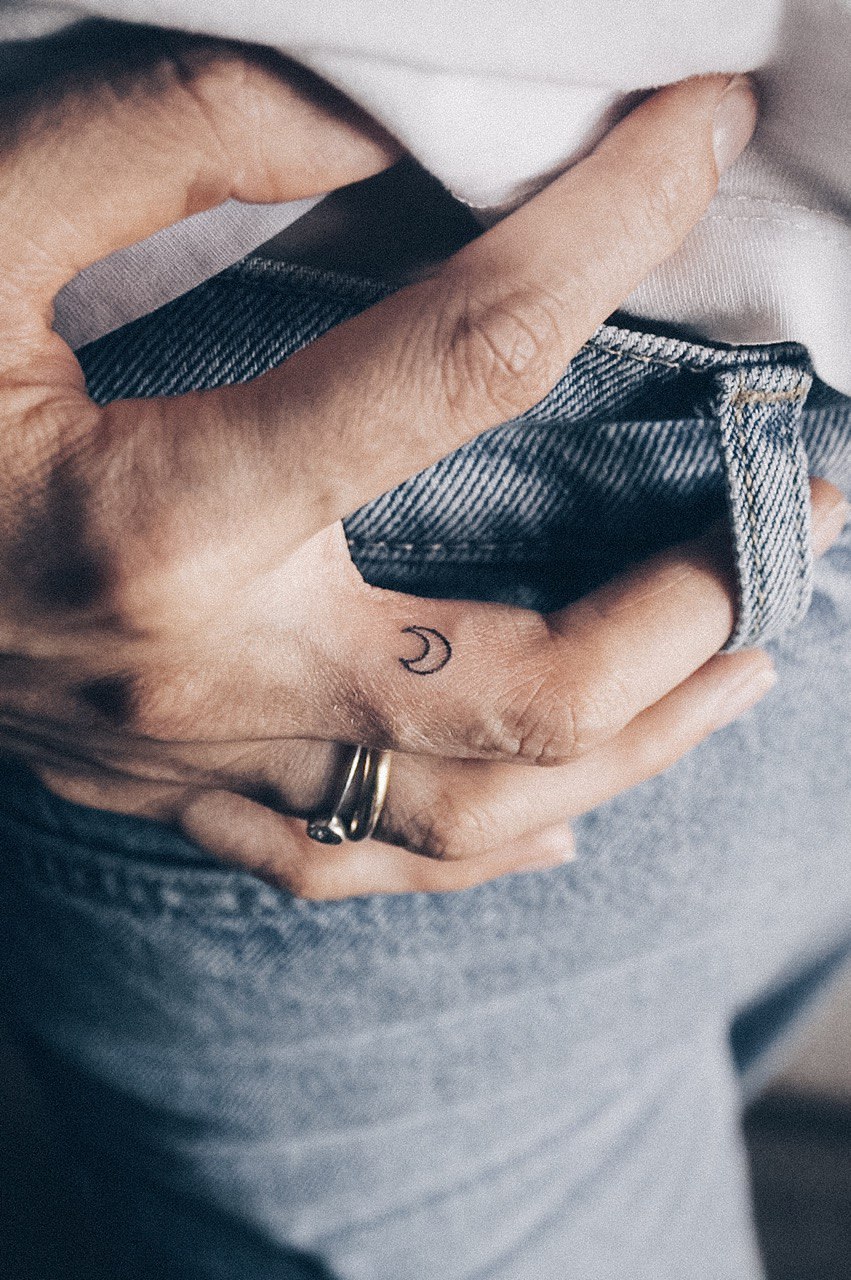 moon tattoo