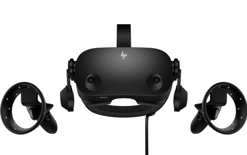 hp reverb G2 Virtual reality headset and 2 controllers