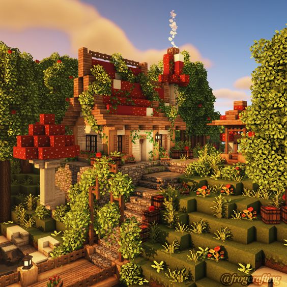 pretty minecraft landscape