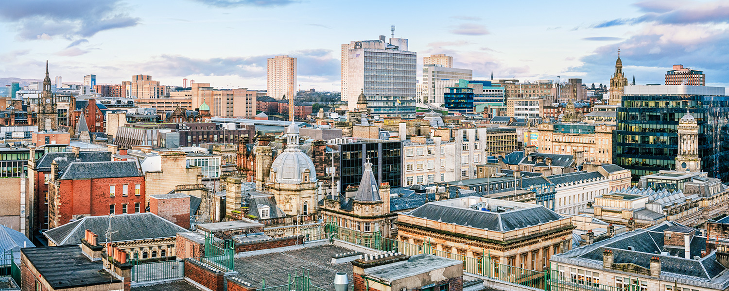 Glasgow city skyline