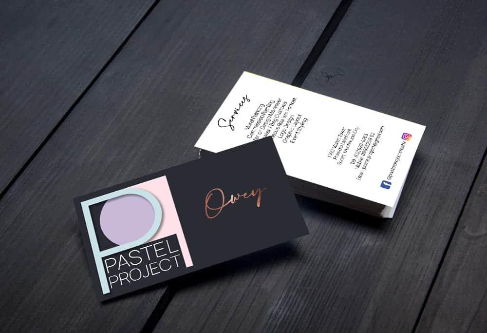 pastel-project-business-card