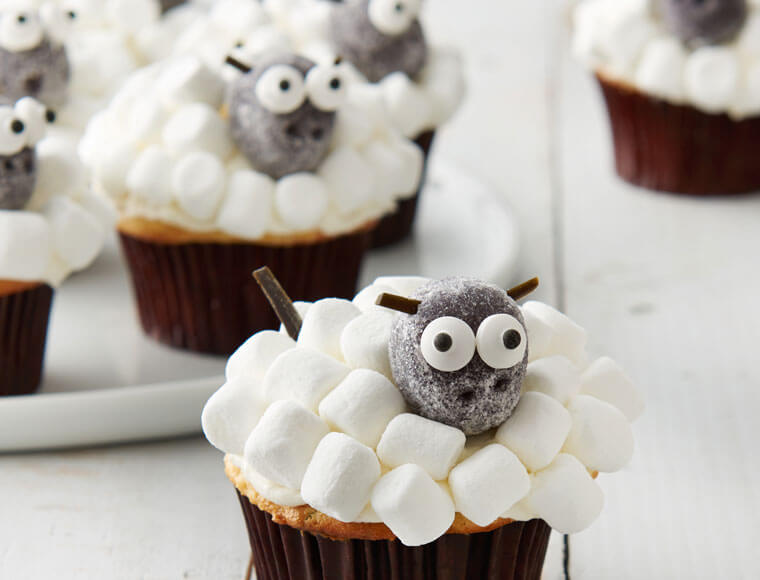 Lamb cupcakes
