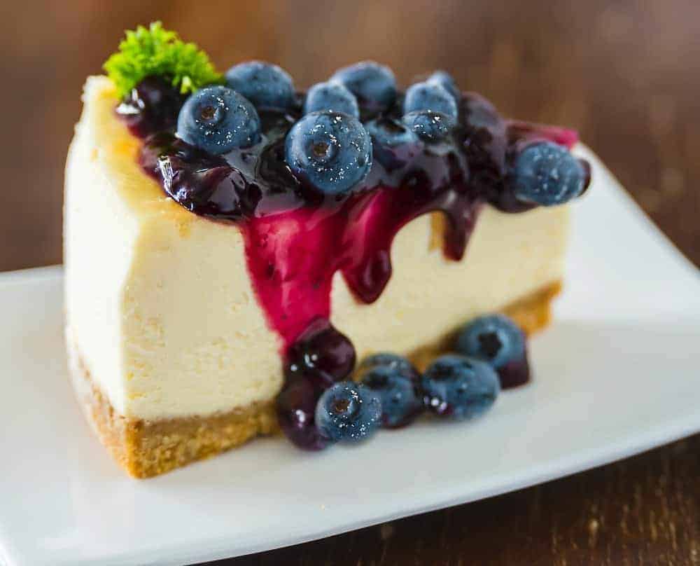 Blueberry cheesecake