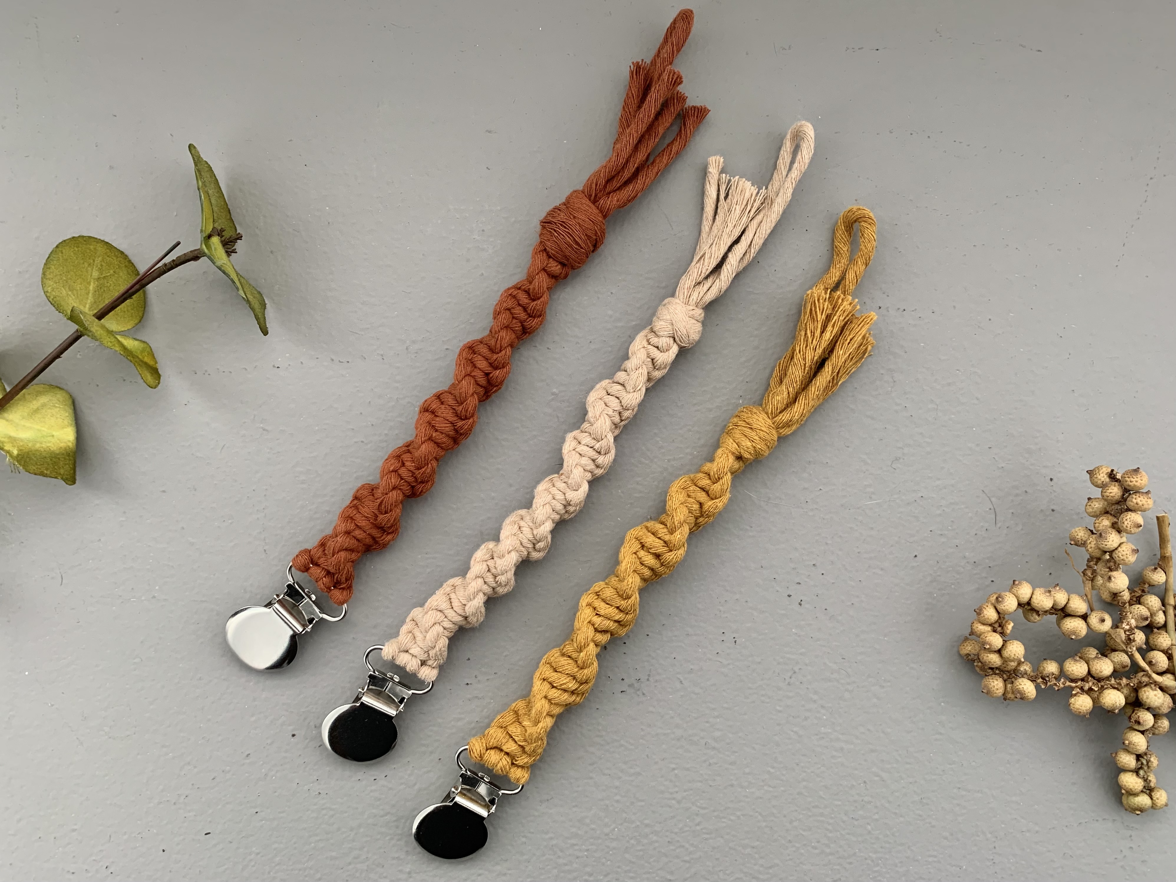 MacramePacifierClips