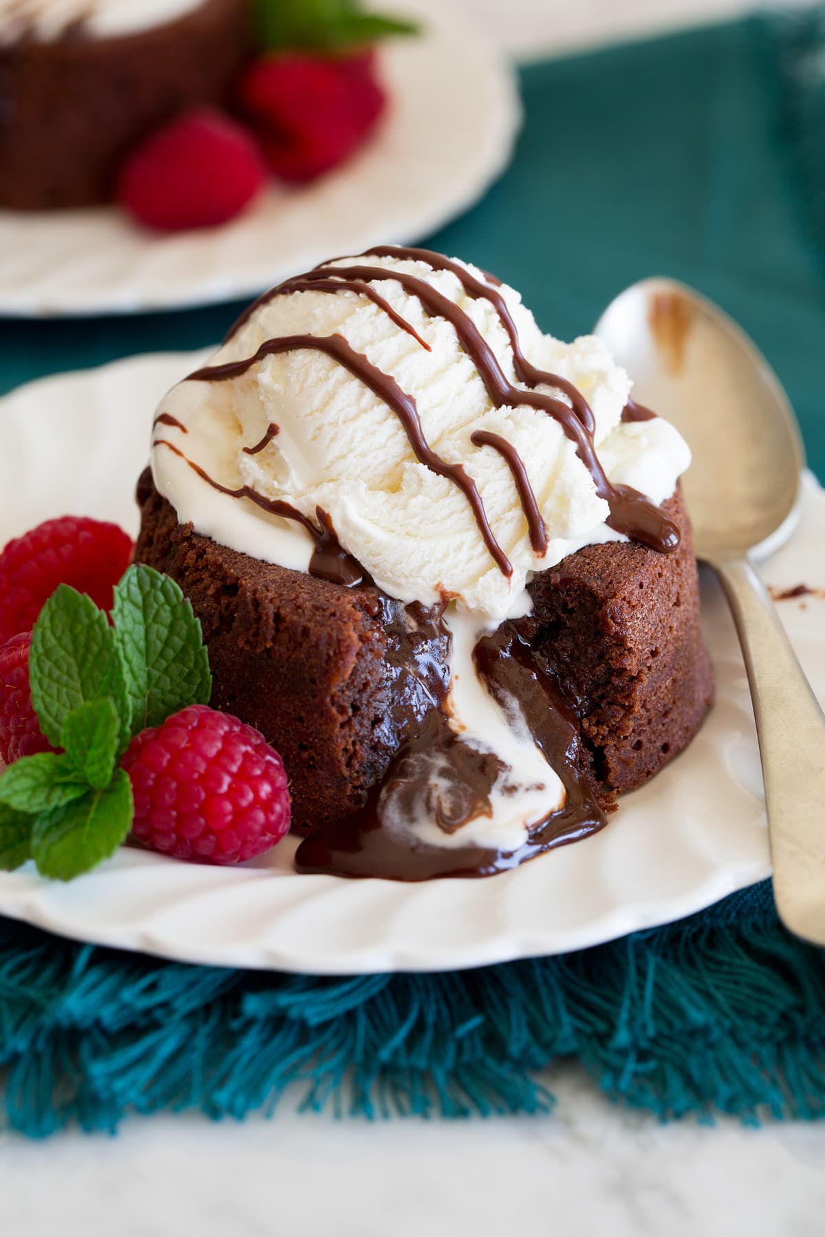 Molten chocolate cake