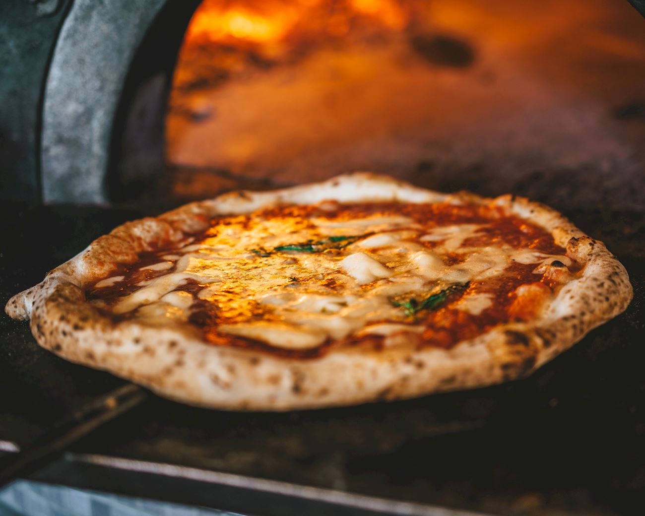 Wood-Fired Margherita Pizza