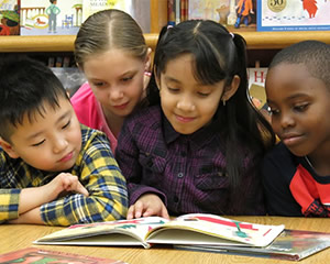 children reading