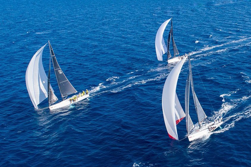 Sailing Boats on sea