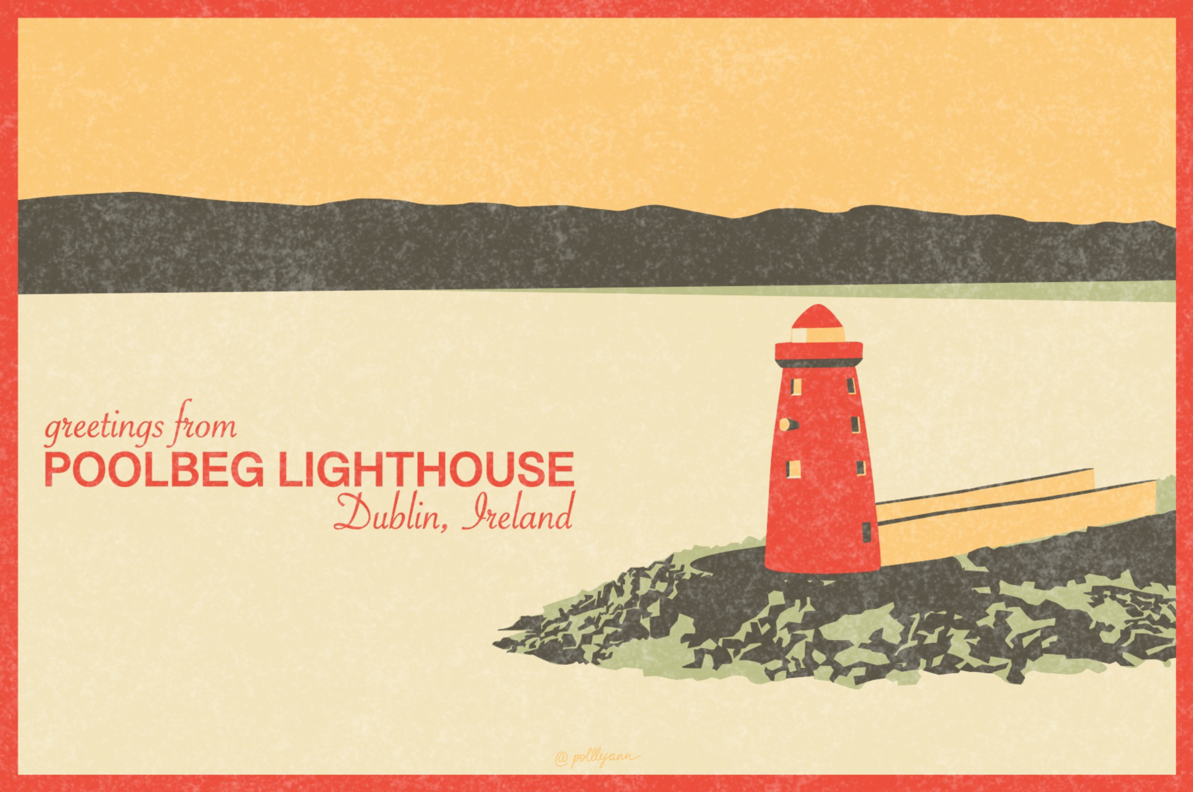 Drawing of lighthouse