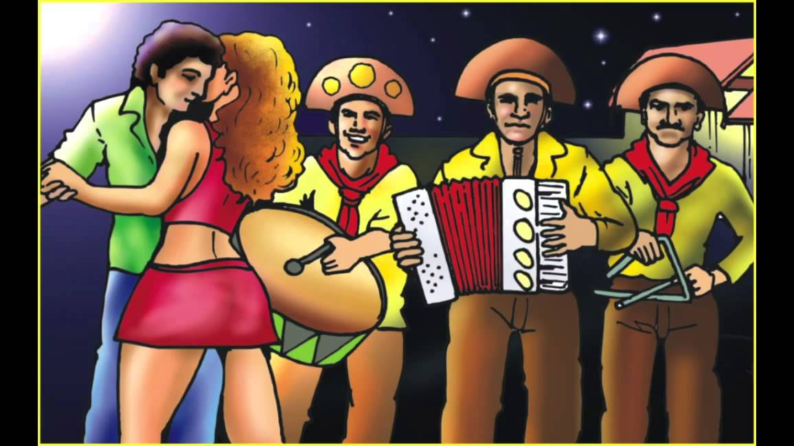 picture of forro band and dancers