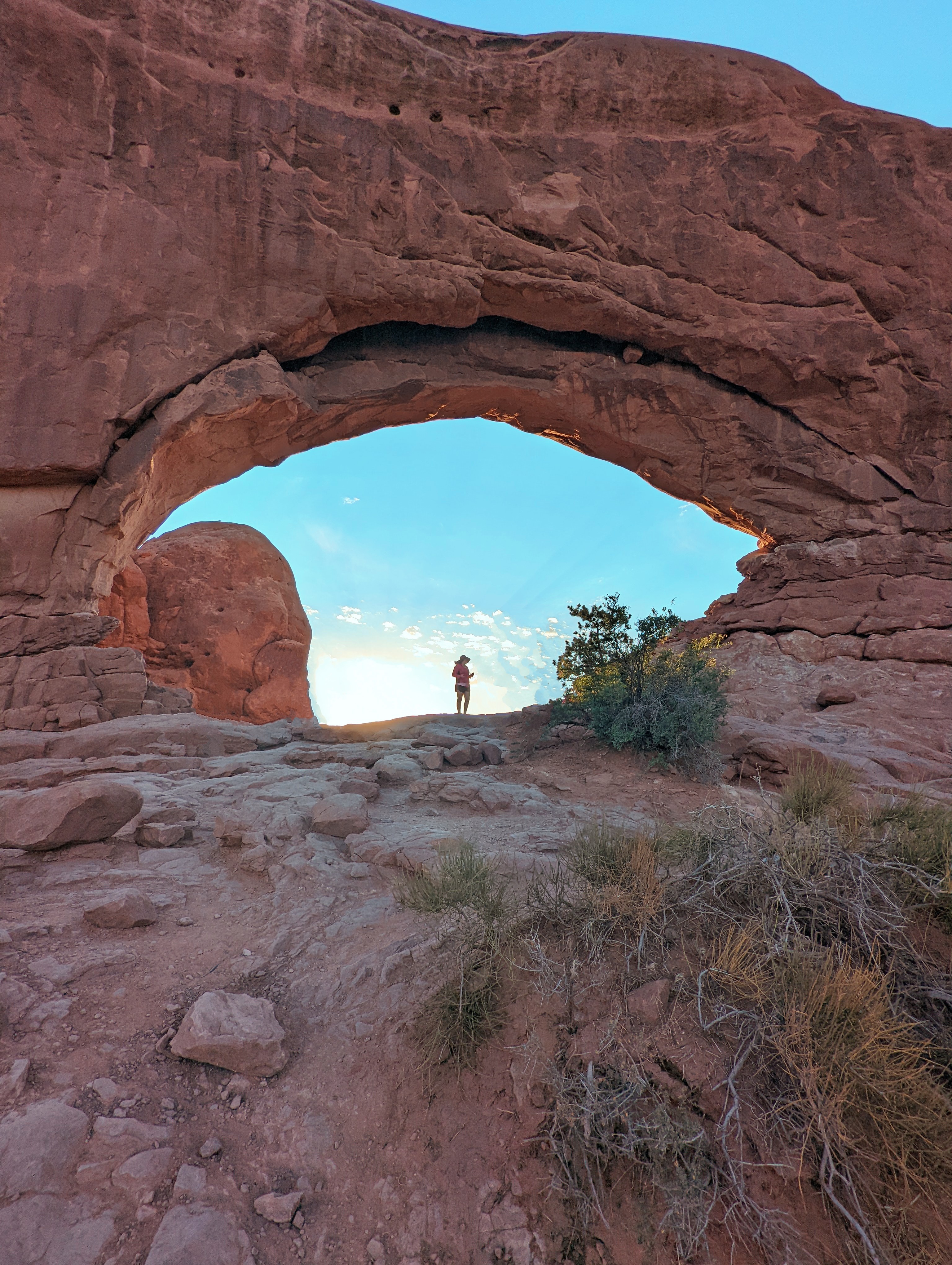 Woman at Arches National Park