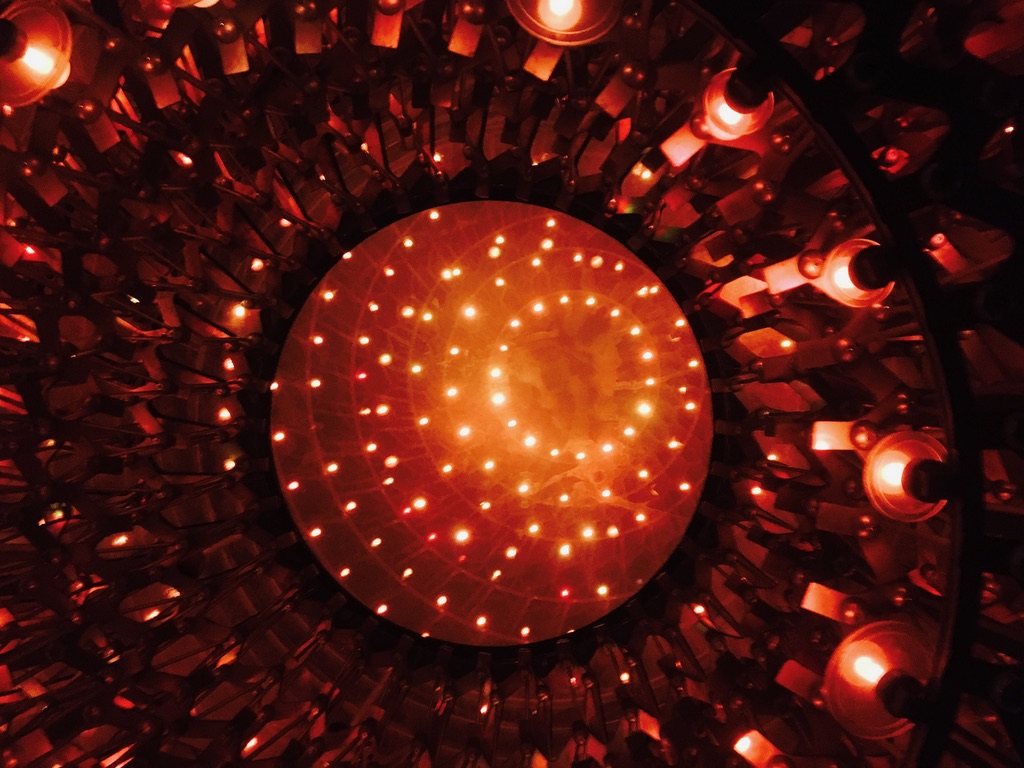 Nightview of The Hive at Kew Gardens in Richmond, England