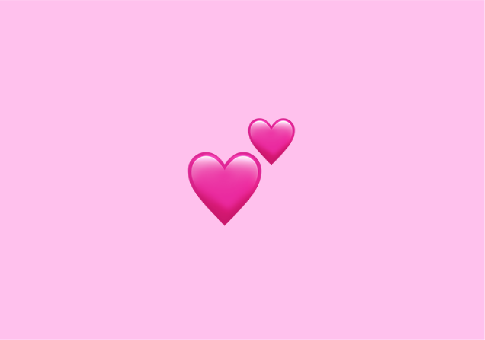 Pink hearts