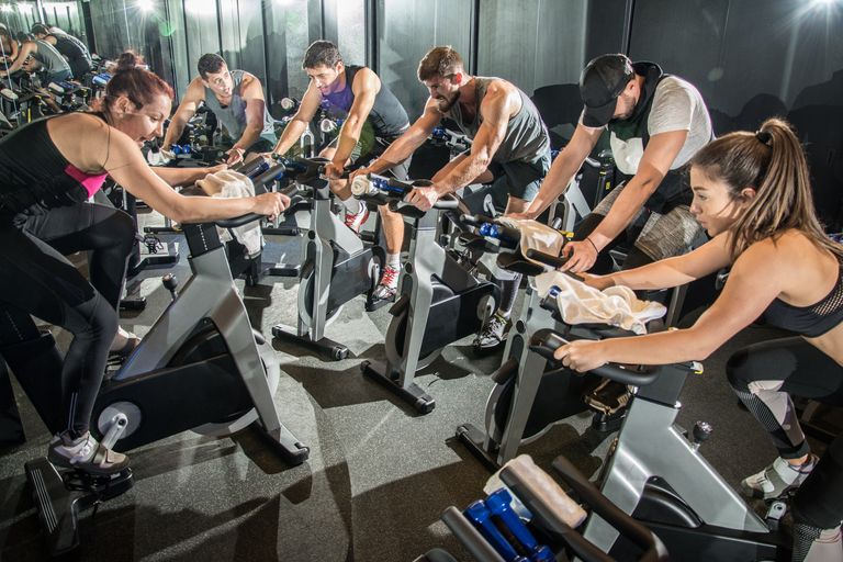 Group at spin class