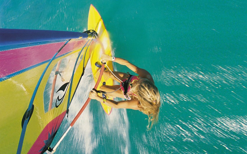 Windsurfing Girl