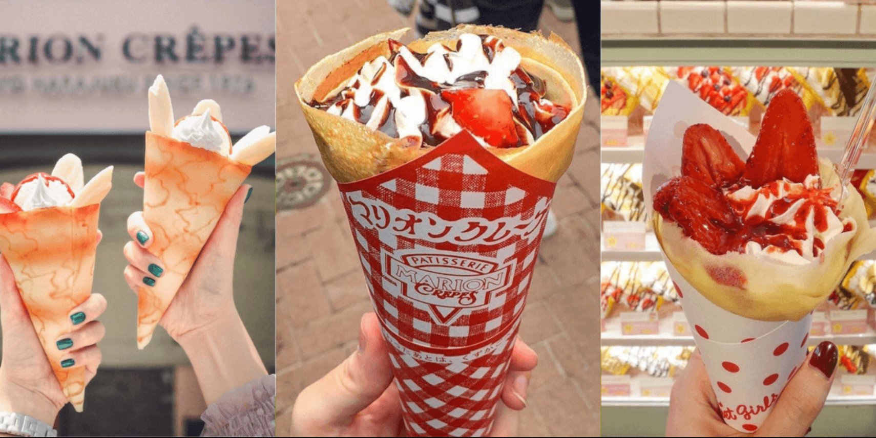 Japanese Dessert Crepes