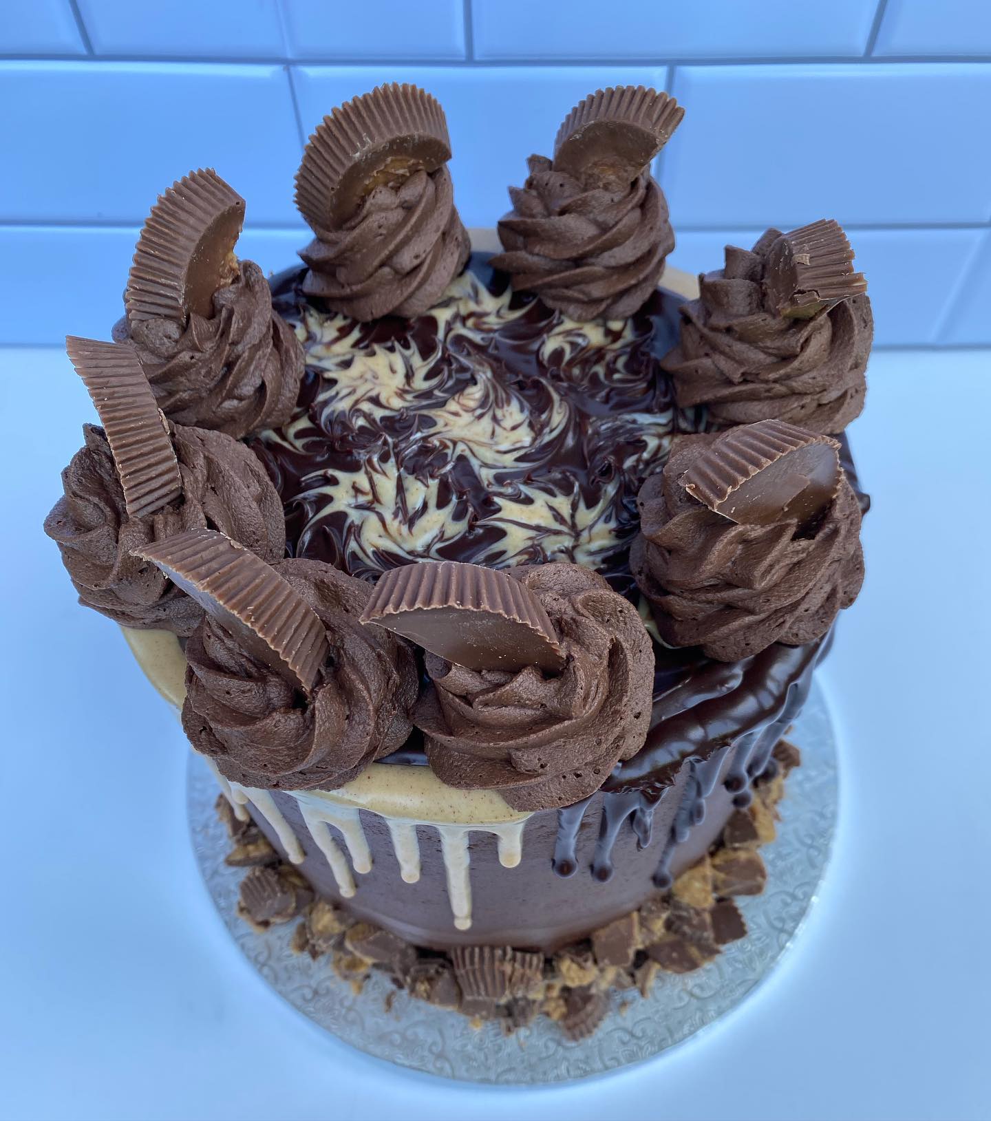 Peanut Butter Chocolate Cake